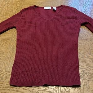 Red Preswick&More sweater. Size M